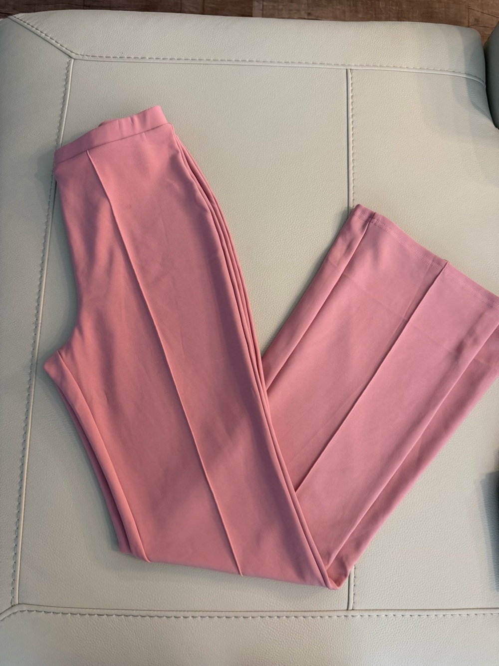 Size L  inseam 31"  New Love Poem Pink Women's Tailored Crepe Pants